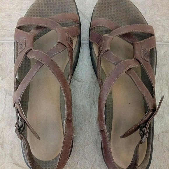 Merrell Agave Strappy Open Toe Buckle Slingback 8 - Picture 4 of 6